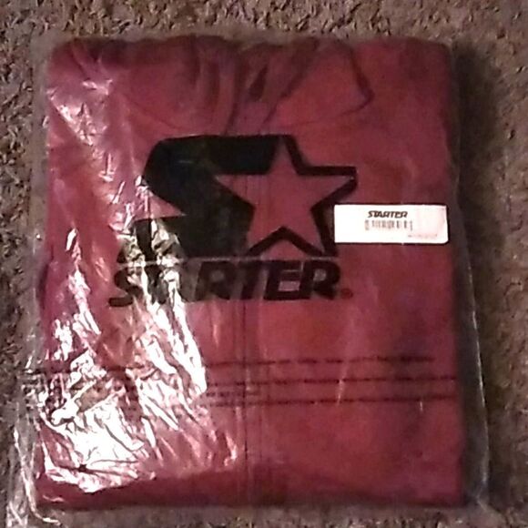 Starter Women's AUTHEN-TECH Zip-Up Hoodie-maroon - Picture 3 of 3